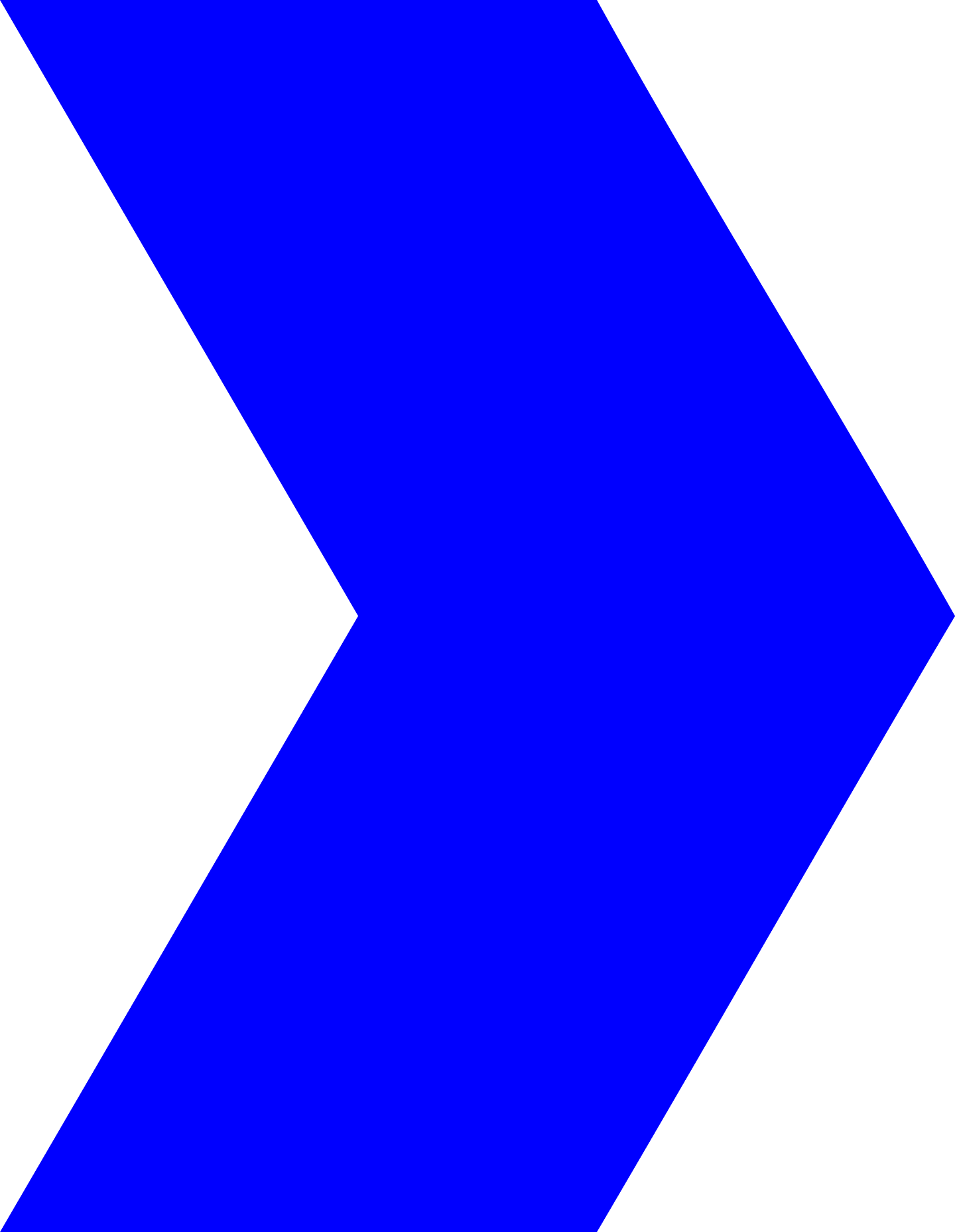 Blue arrow