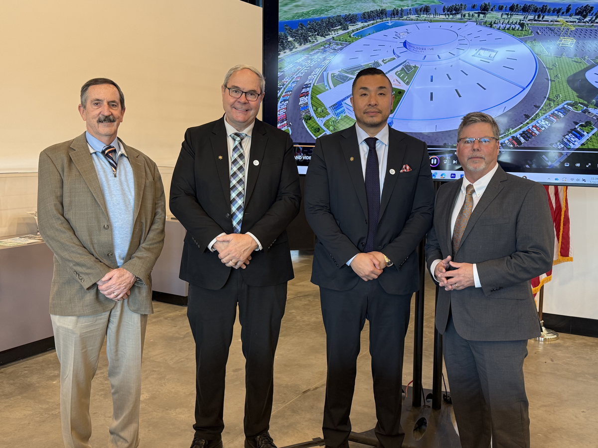 Pictured from left to right: Doug Freund, BGS President/CEO and Enveniam Executive Officer; Christo Liebenberg, LIST President, Co-Founder and Chief Technical Advisor for LIS Technologies, Inc; Jay Yu, LIST Executive Chairman/CEO; Lou Qualls, BGS Senior VP/Advanced Energy Solutions Division